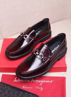 Salvatore Ferragamo Business Men Shoes--035